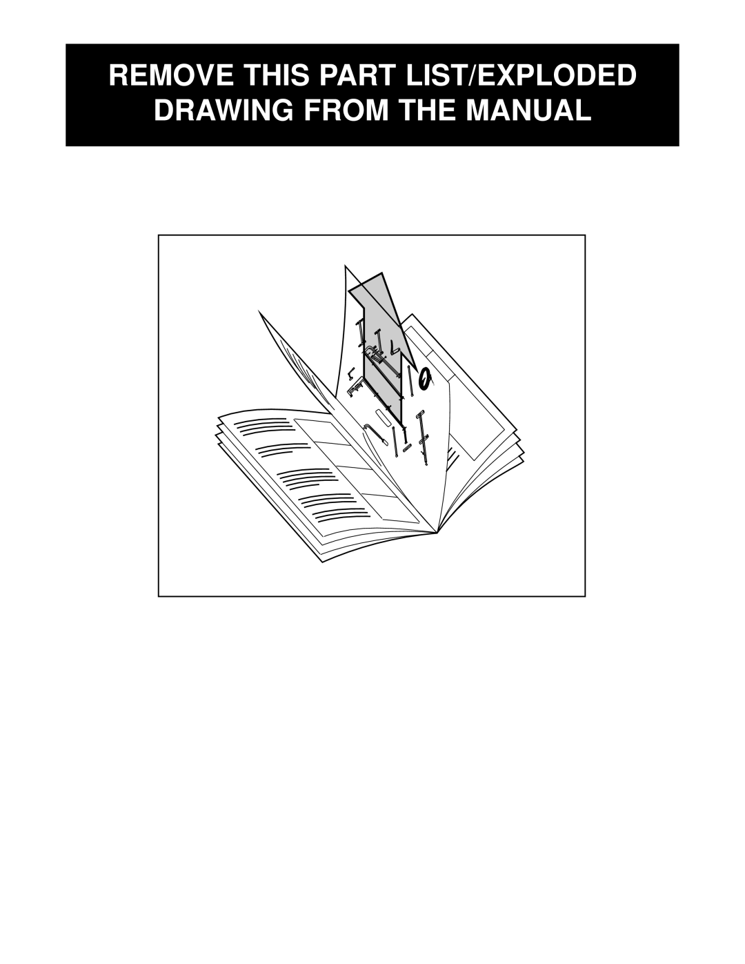 Weider 740 user manual Remove This Part List/Exploded Drawing From The Manual 