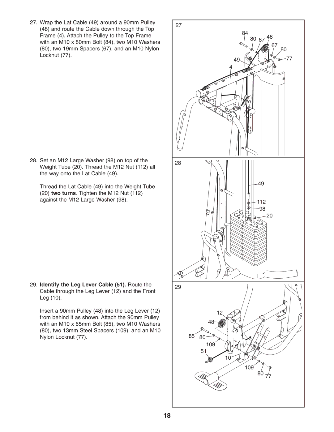 Weider 831.14622.0 user manual 