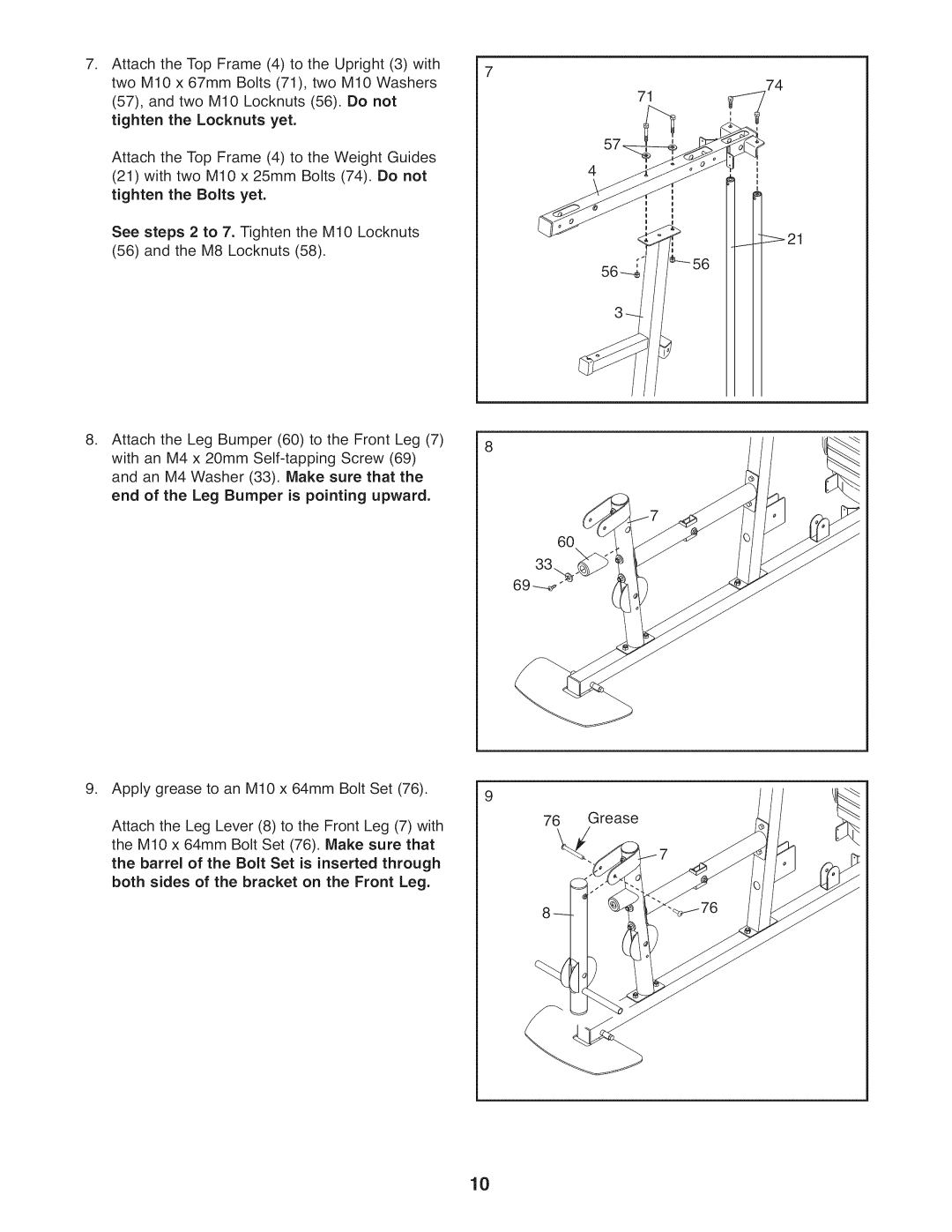 Weider 831.14922.0 user manual 