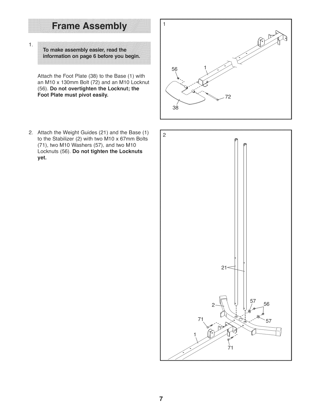 Weider 831.14922.0 user manual 