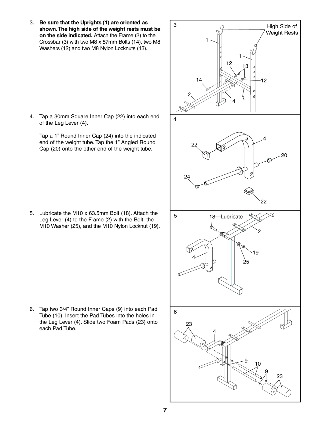 Weider 831.150280 user manual 