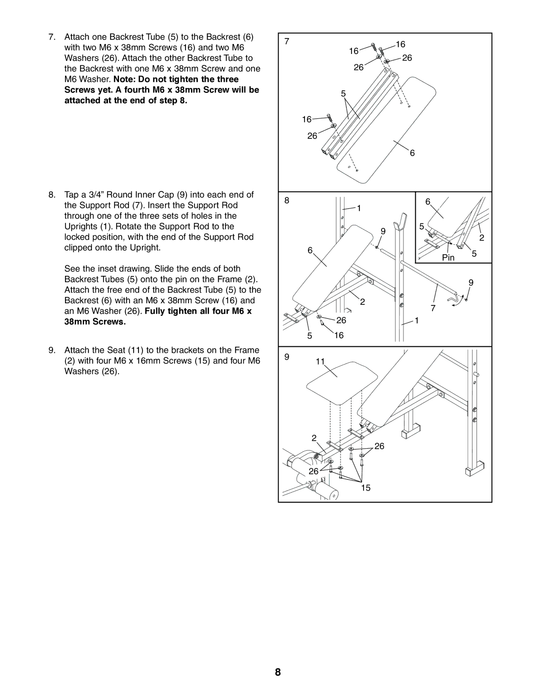 Weider 831.150280 user manual 