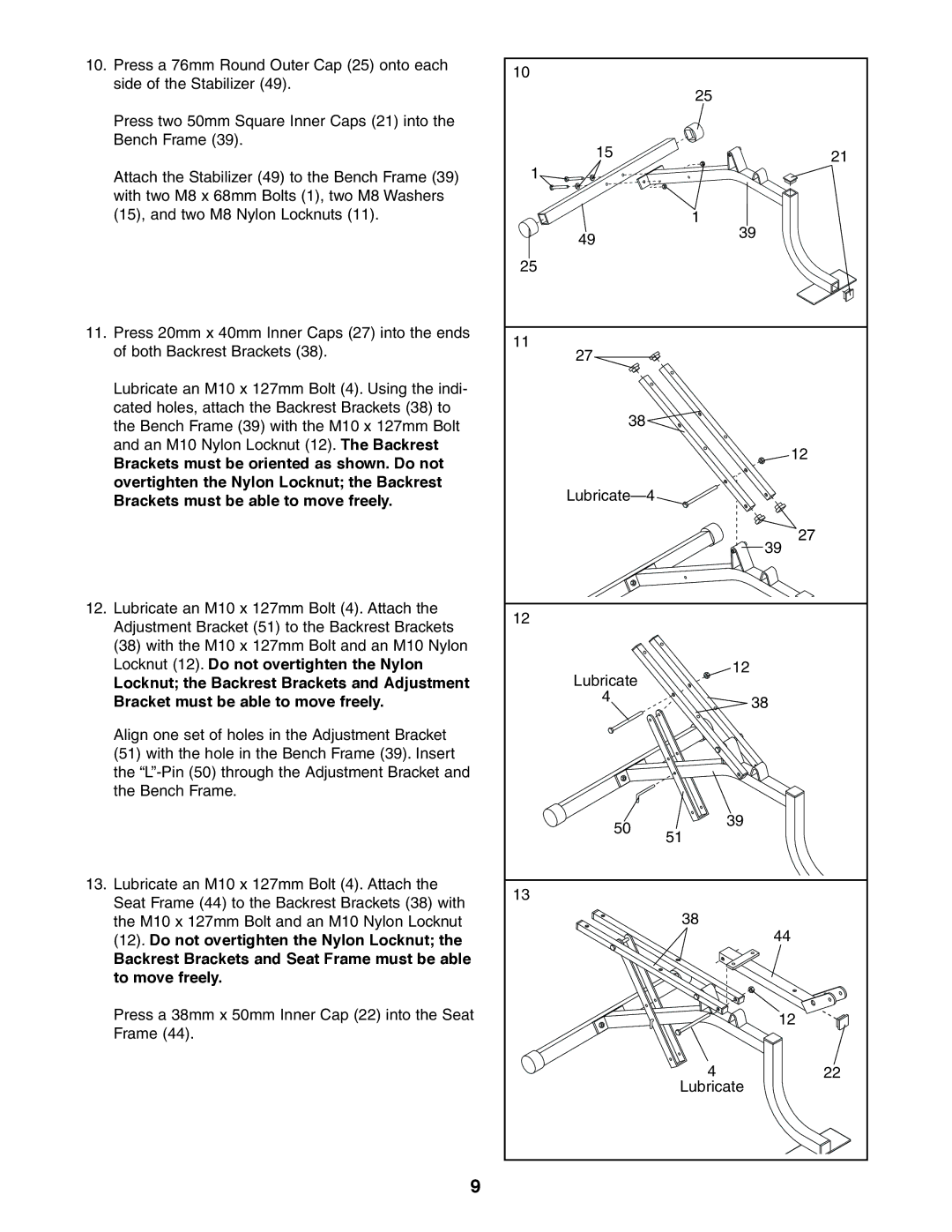 Weider 831.150390 user manual 