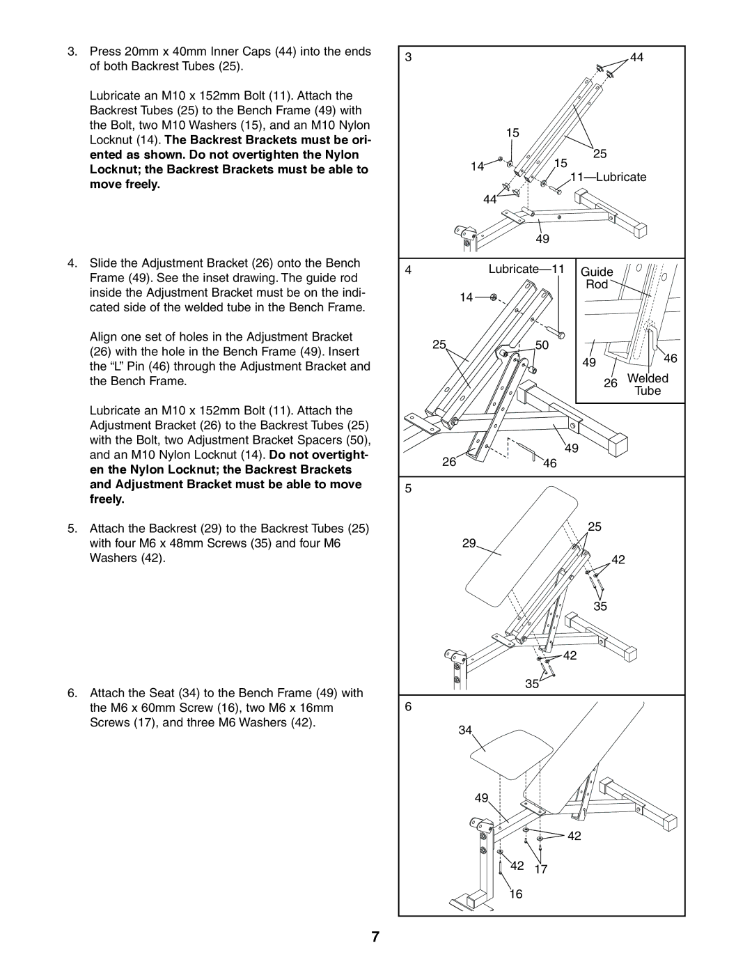 Weider 831.150470 user manual 