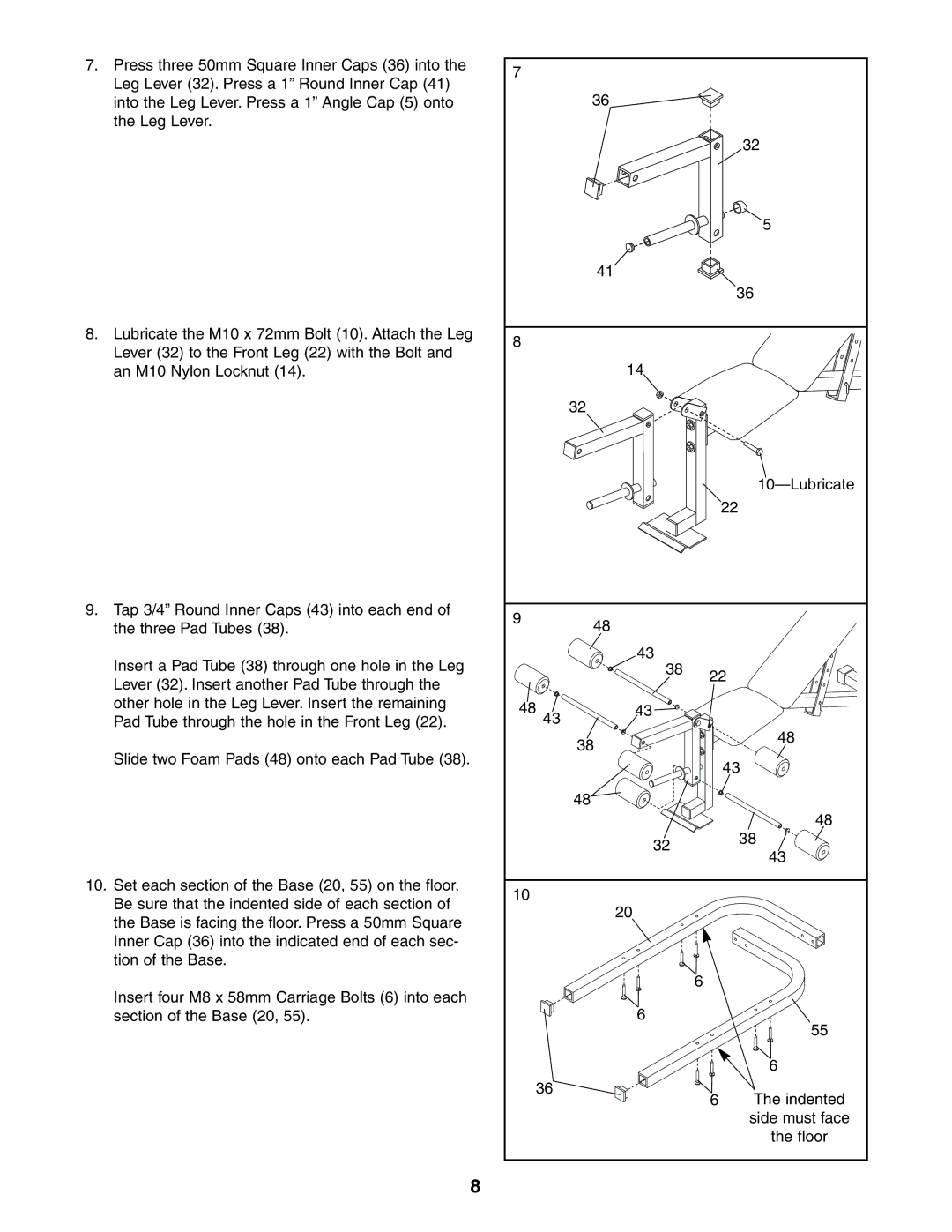 Weider 831.150470 user manual 