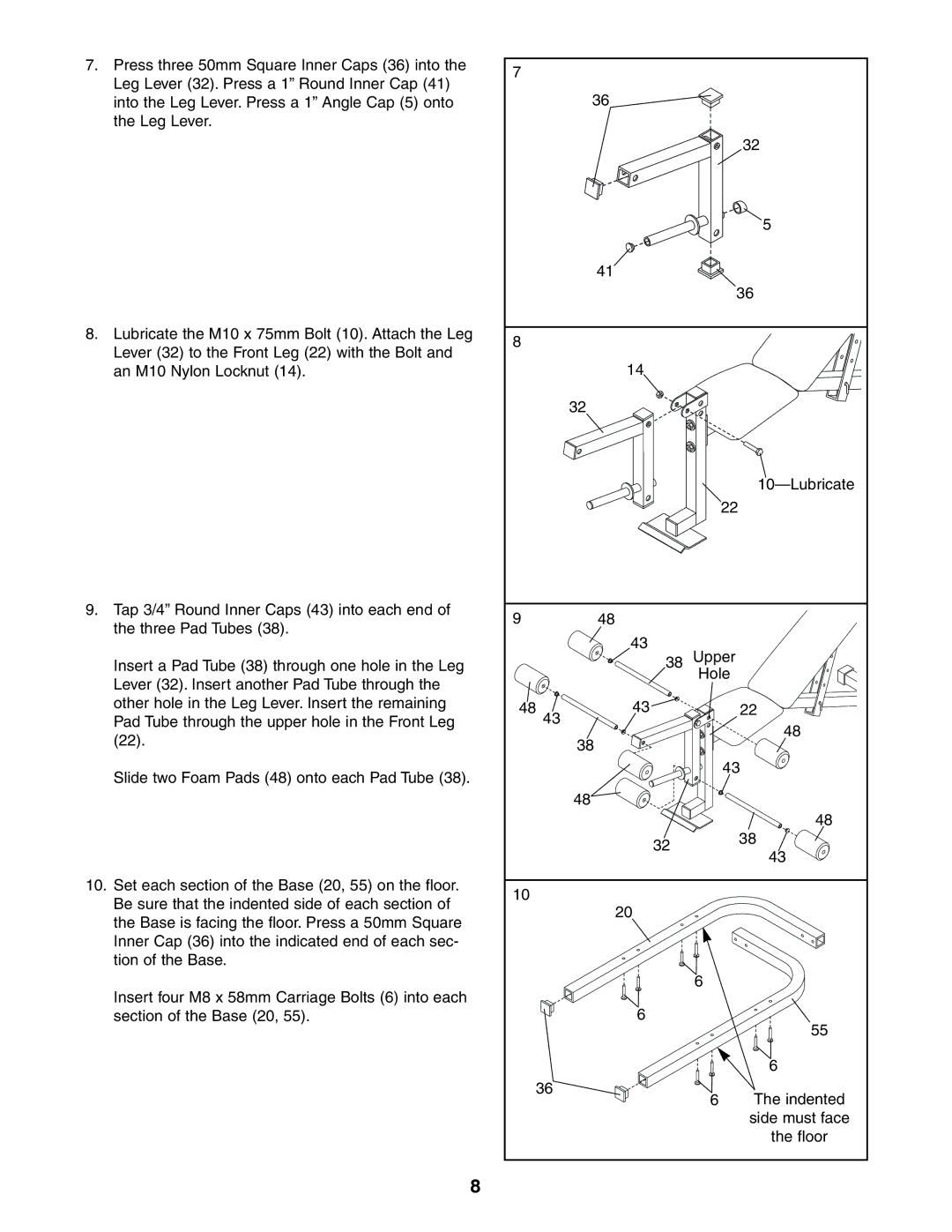 Weider 831.150471 user manual 