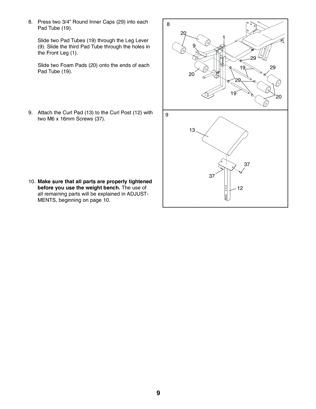 Weider 831.150680 user manual 