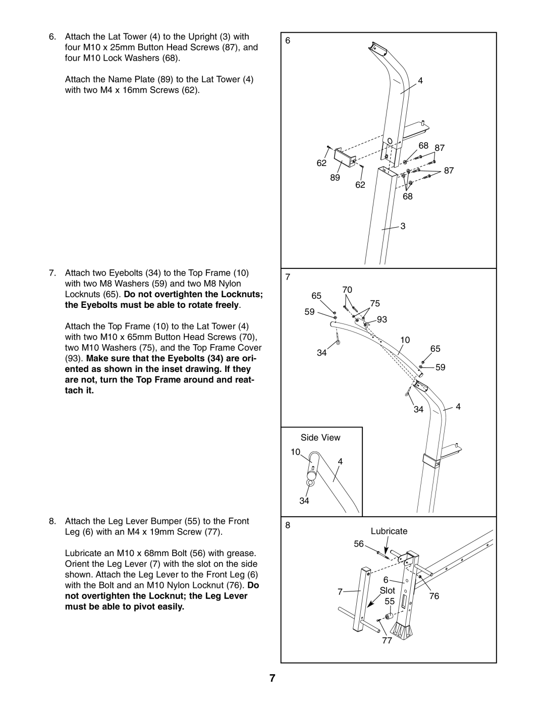 Weider 831.153921 user manual 