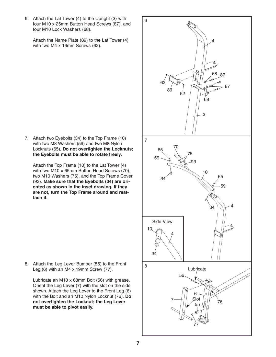 Weider 831.15392.2 user manual 