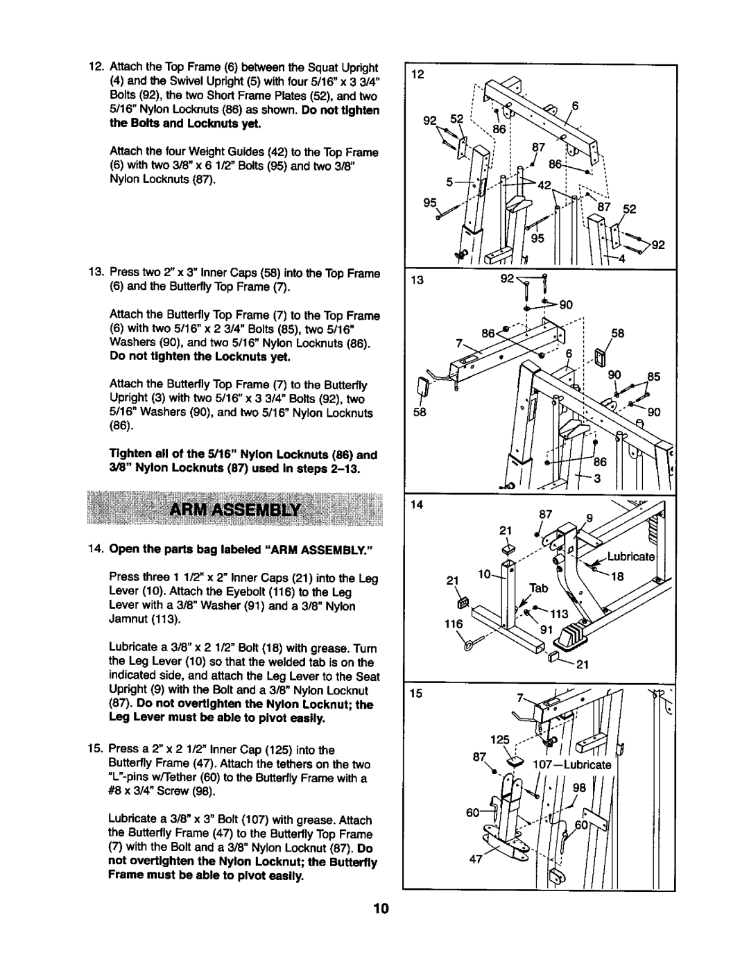 Weider 831.15393 user manual 95t 