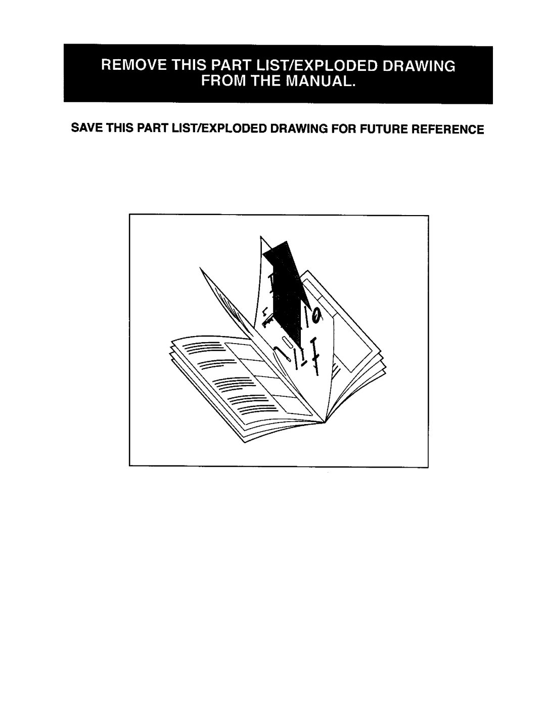 Weider 831.15393 user manual Save this Part LIST/EXPLODED Drawing for Future Reference 