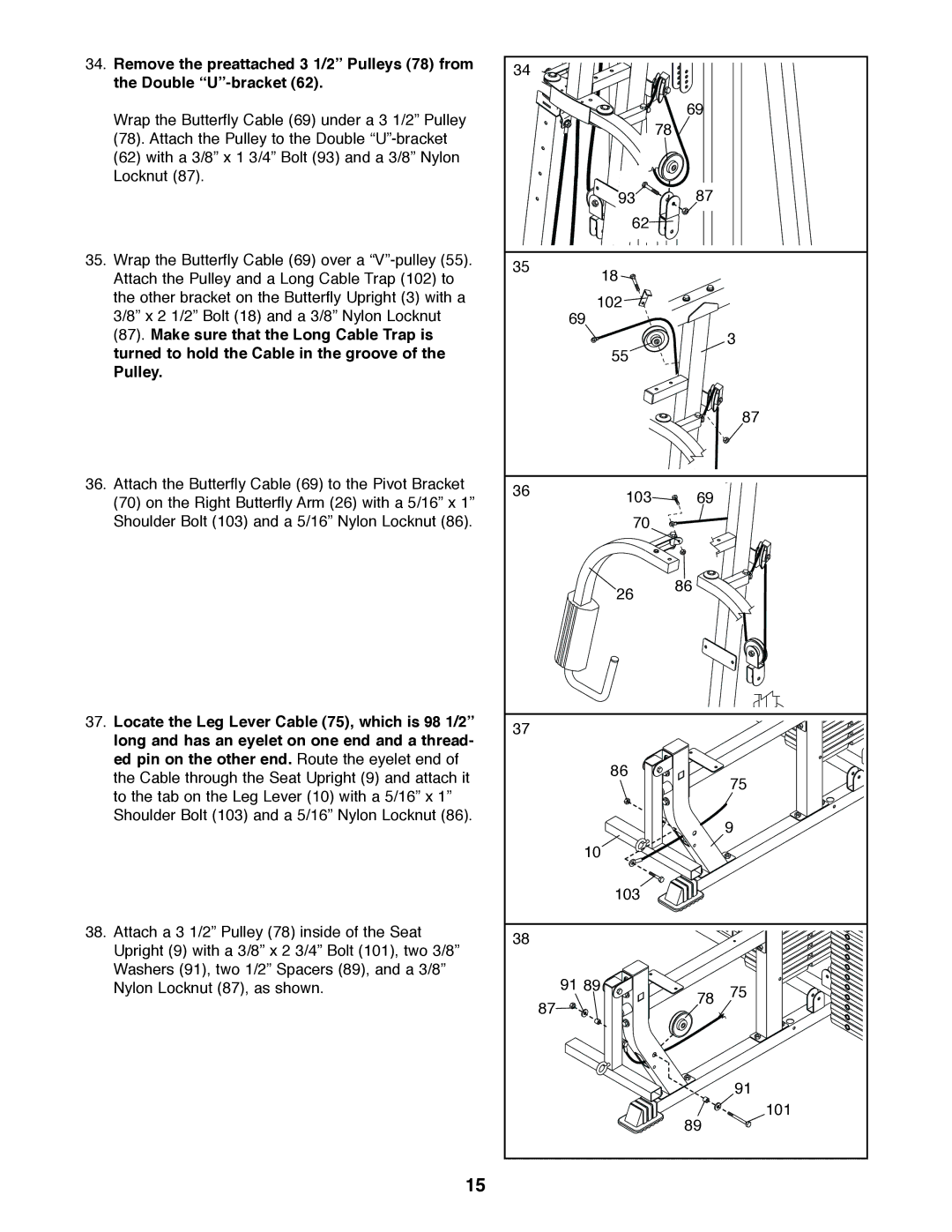 Weider 831.153930f user manual 