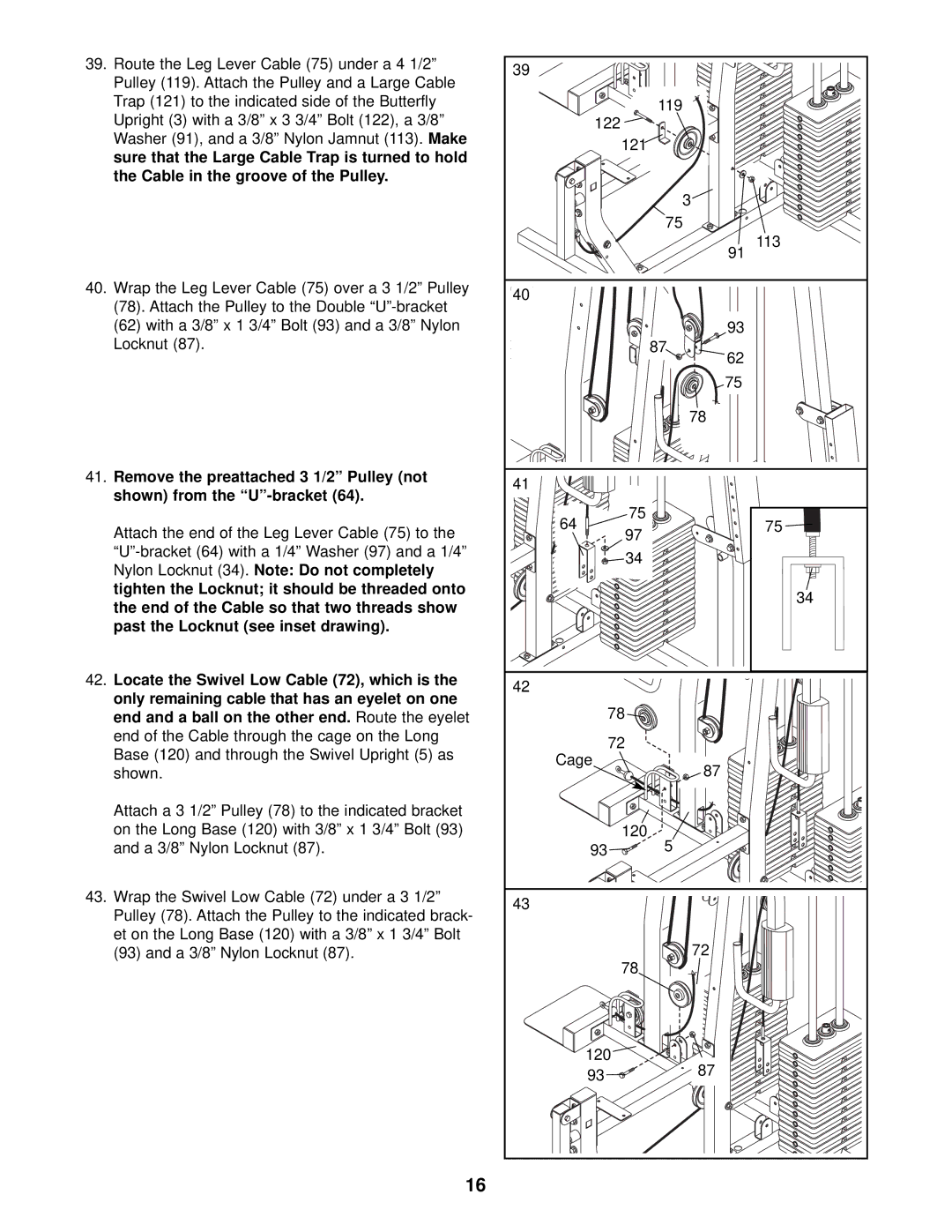 Weider 831.153933 user manual 