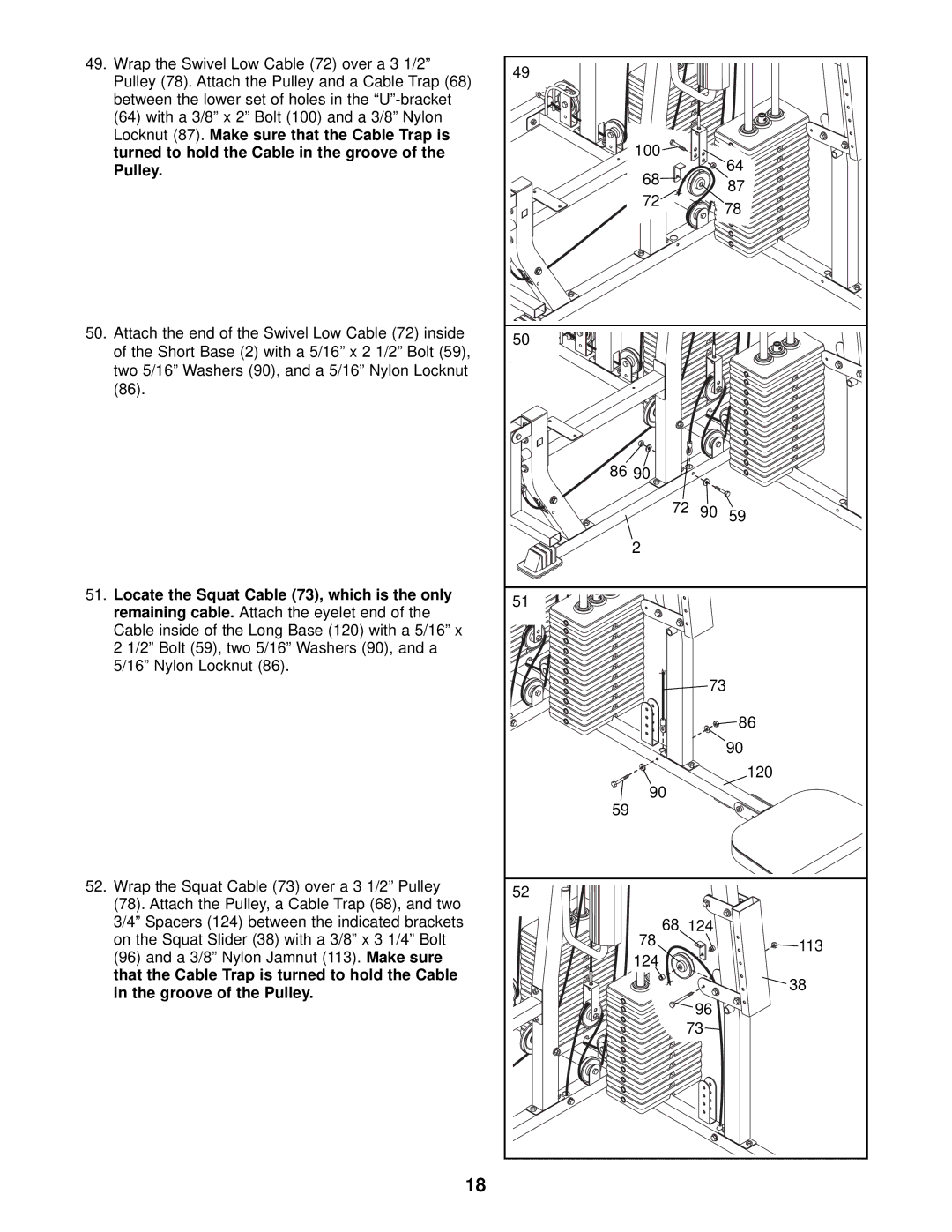 Weider 831.153933 user manual 