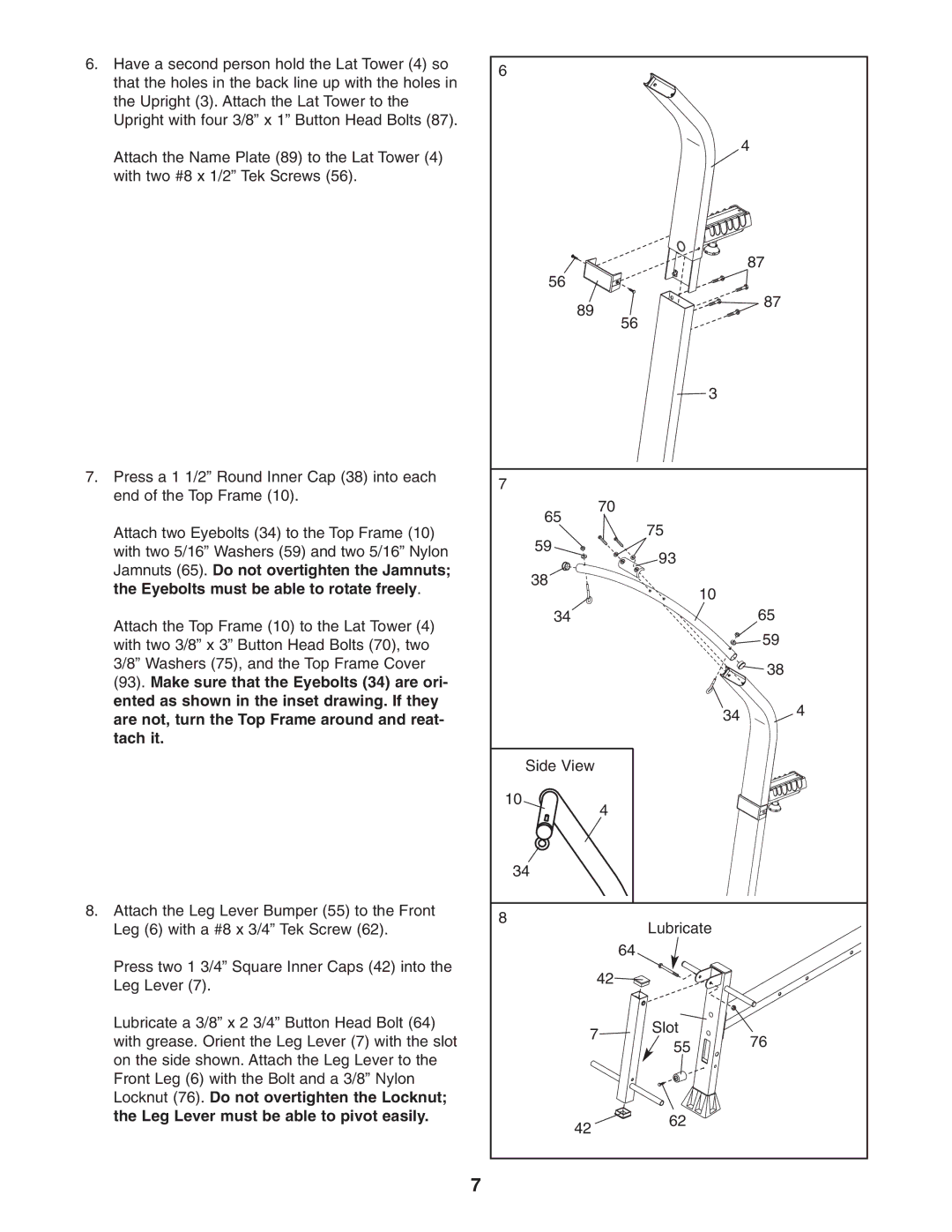 Weider 831.15395.0 user manual 