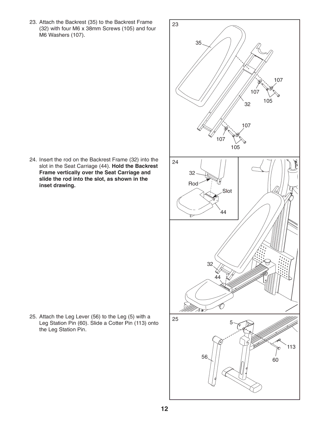 Weider 831.153971 user manual 