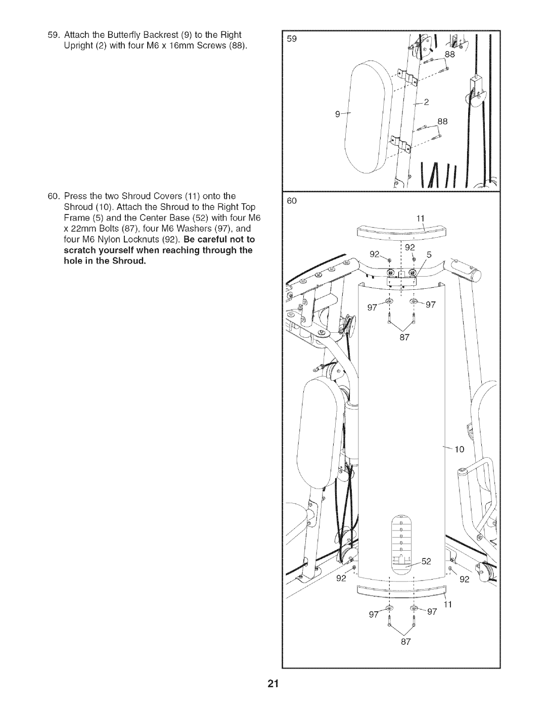 Weider 831.154021 user manual 