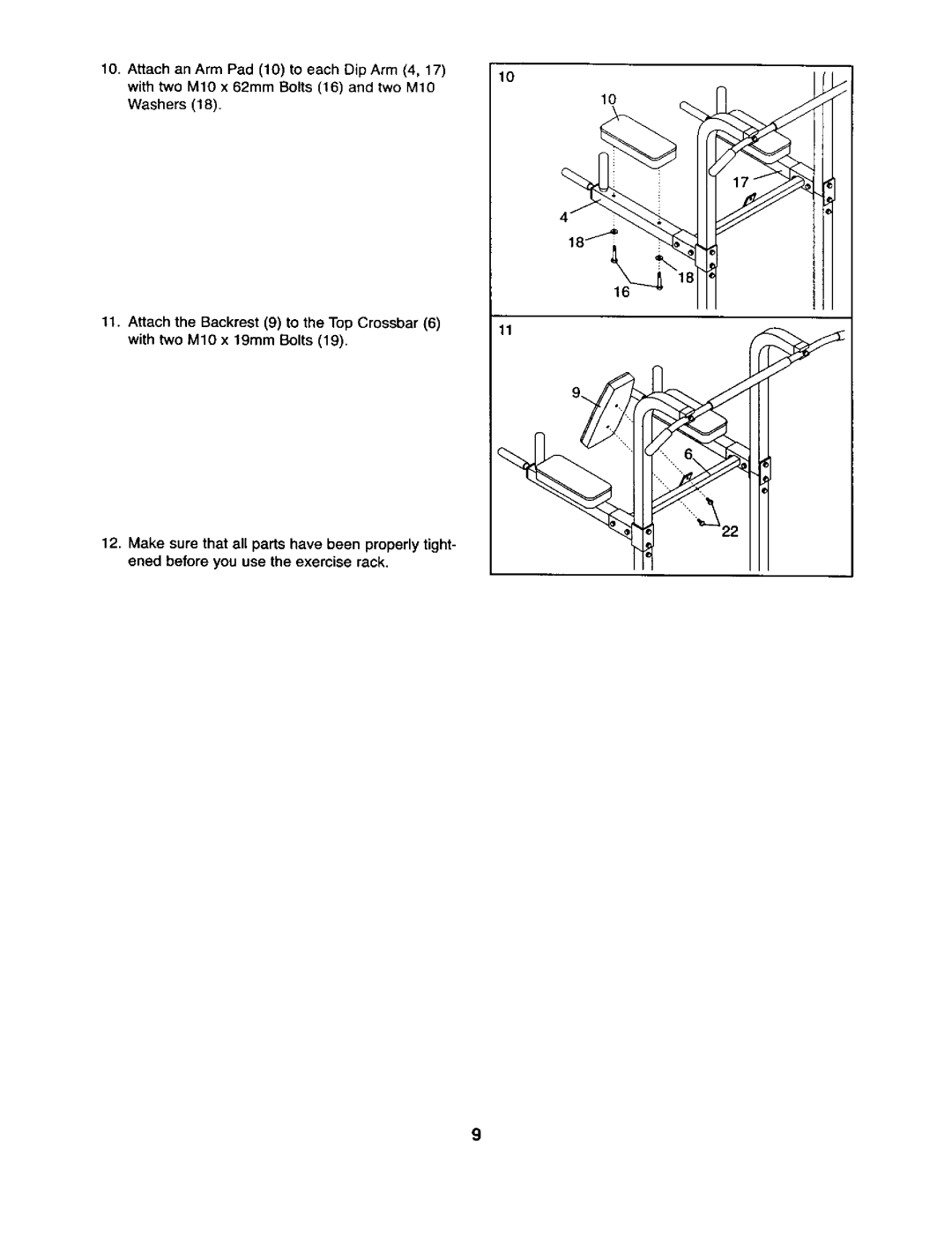 Weider 831.1591 user manual 