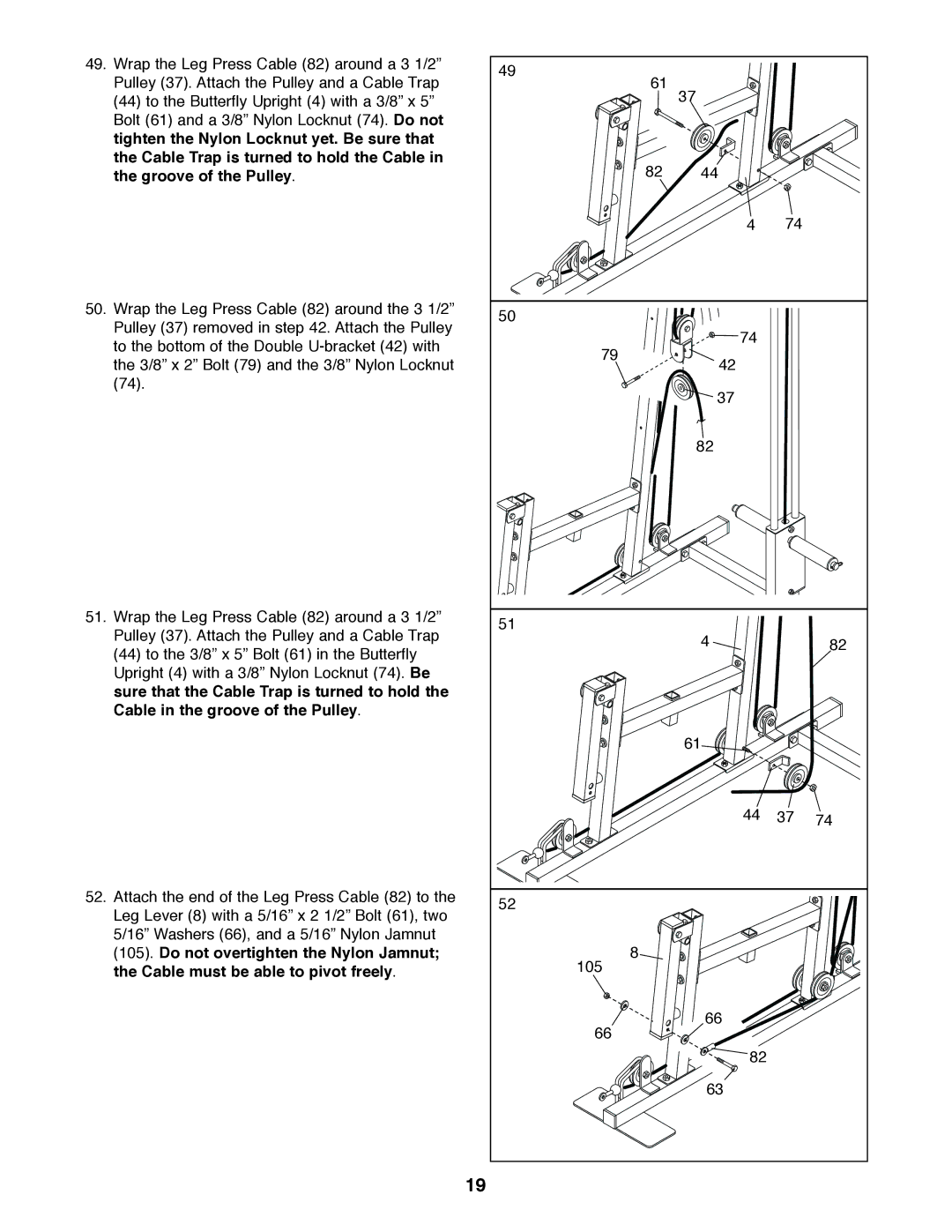 Weider 831.159530 user manual 