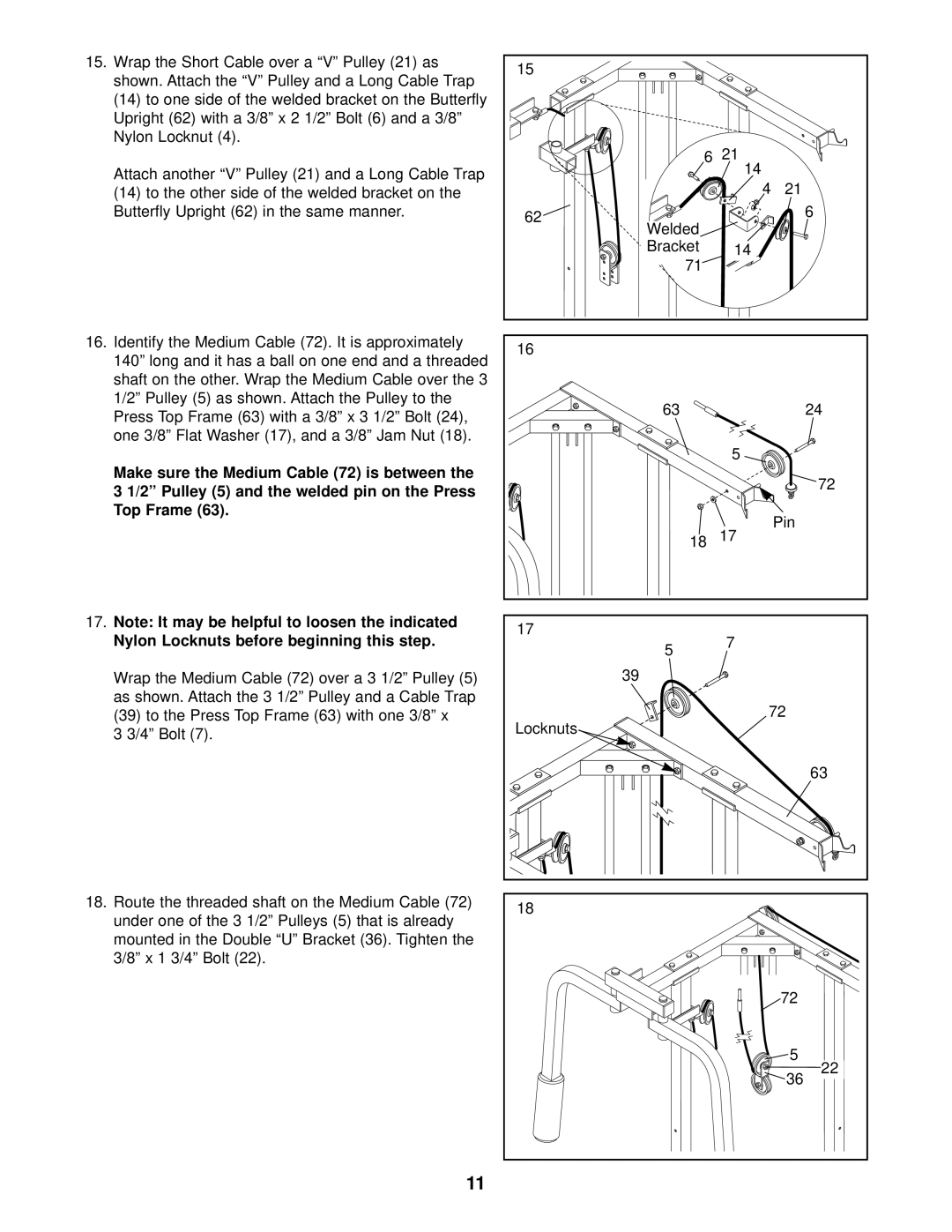 Weider 831.159720 user manual 