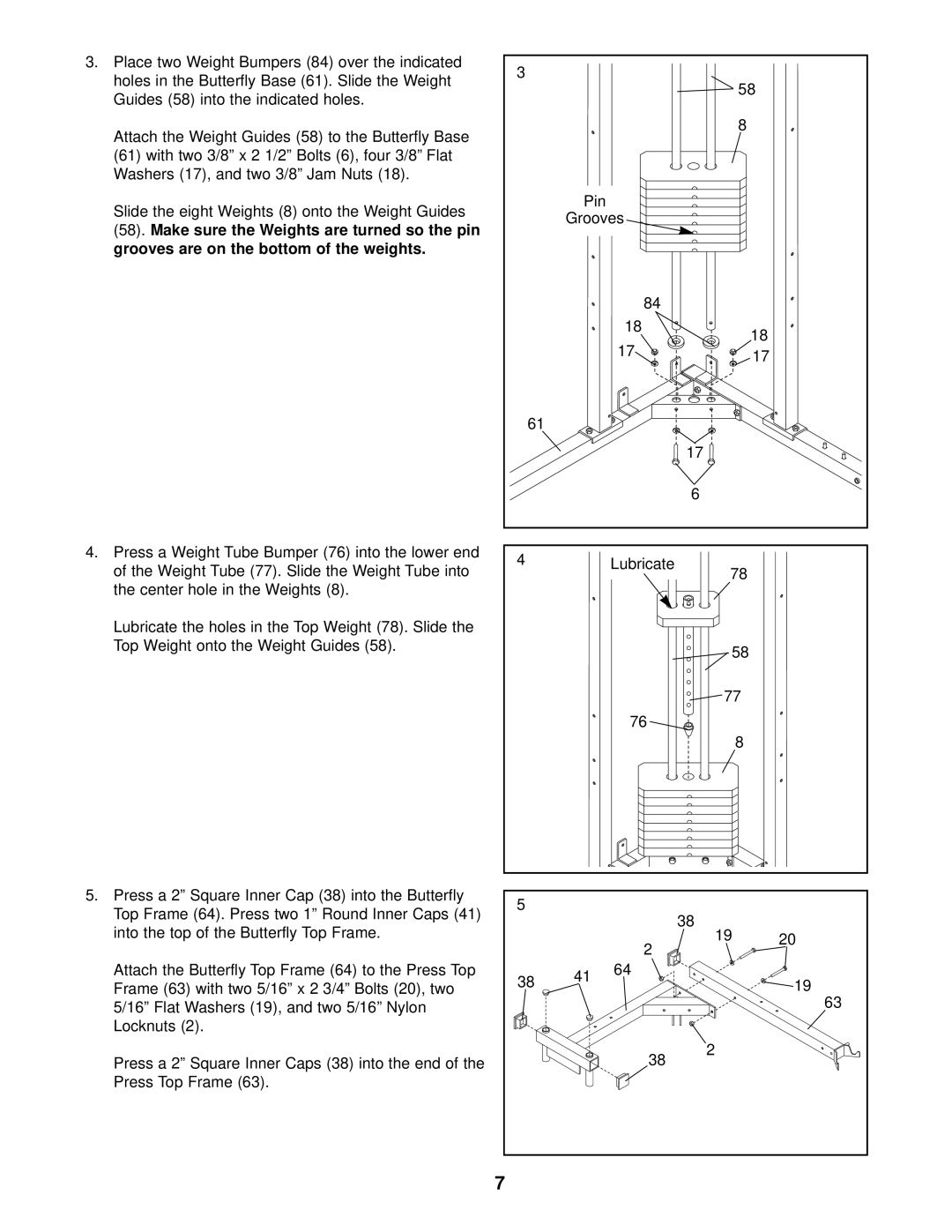 Weider 831.159720 user manual 