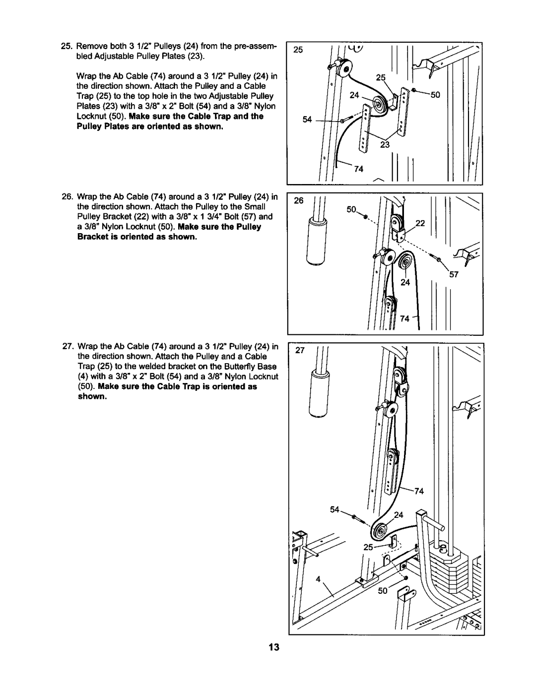 Weider 831.15973 user manual 74 a 