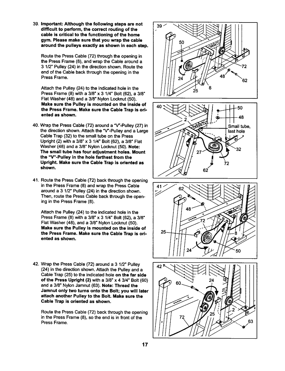 Weider 831.15973 user manual 