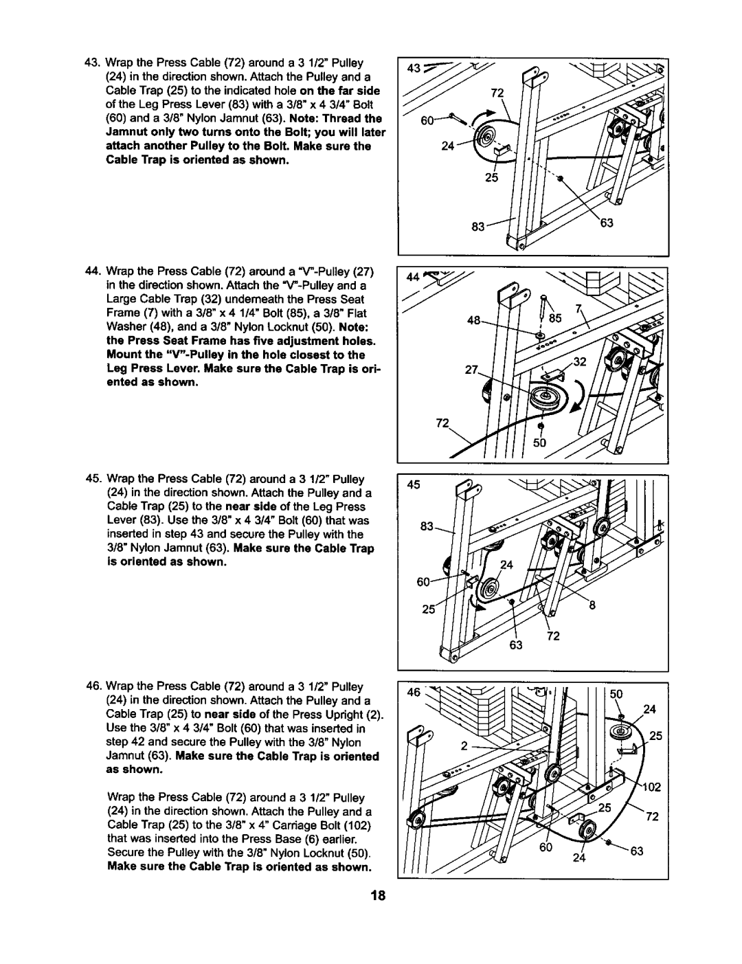 Weider 831.15973 user manual 