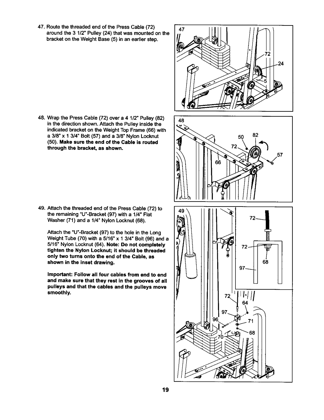 Weider 831.15973 user manual 