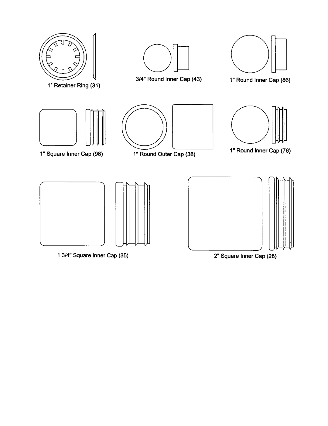 Weider 831.15973 user manual 1RetainerRing31 