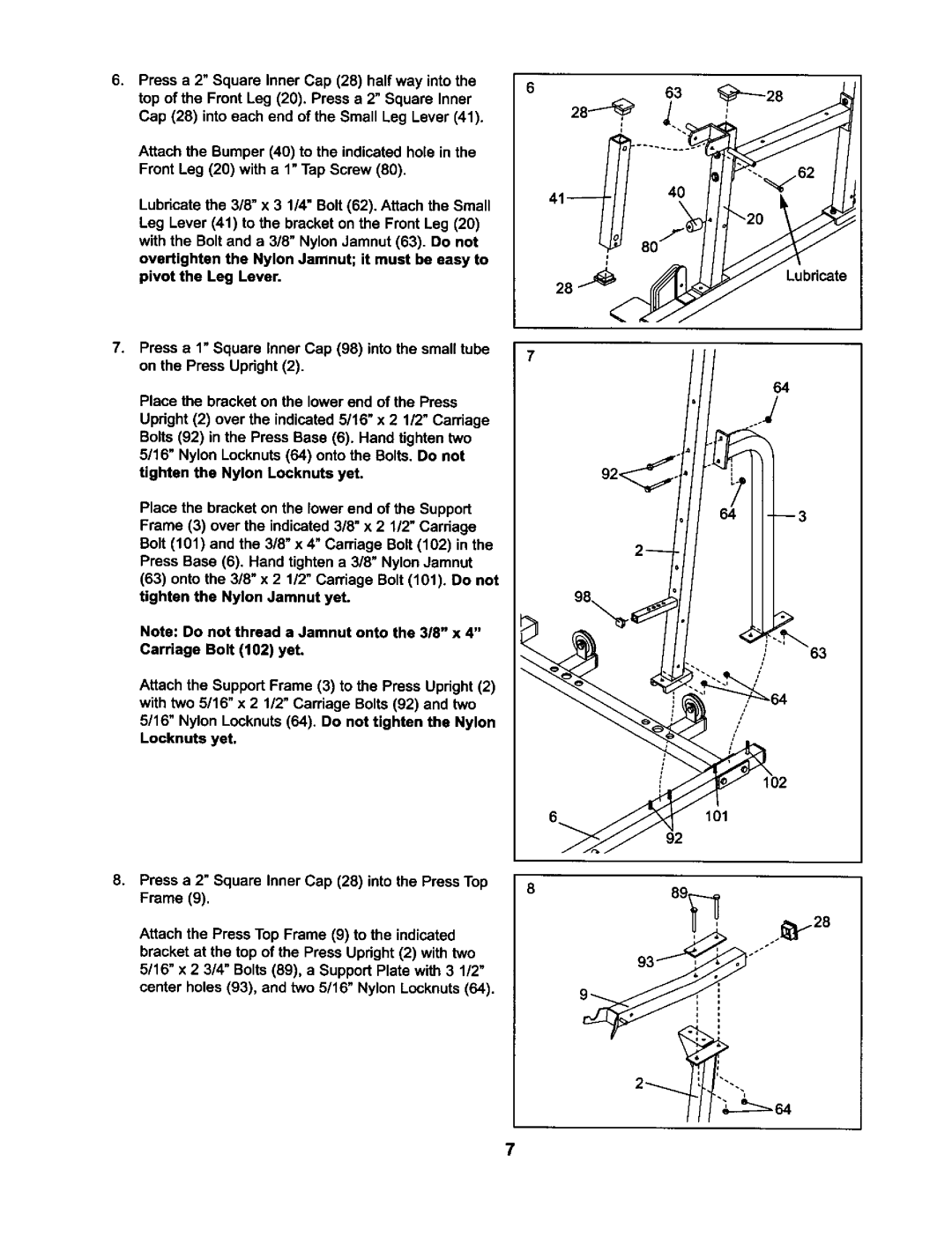 Weider 831.15973 user manual 