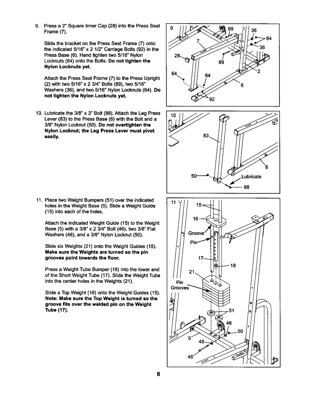 Weider 831.15973 user manual 