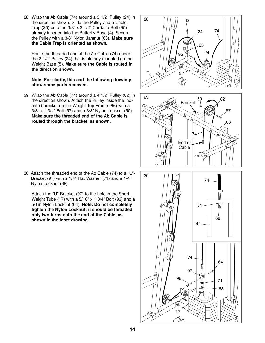 Weider 831.159730 user manual 