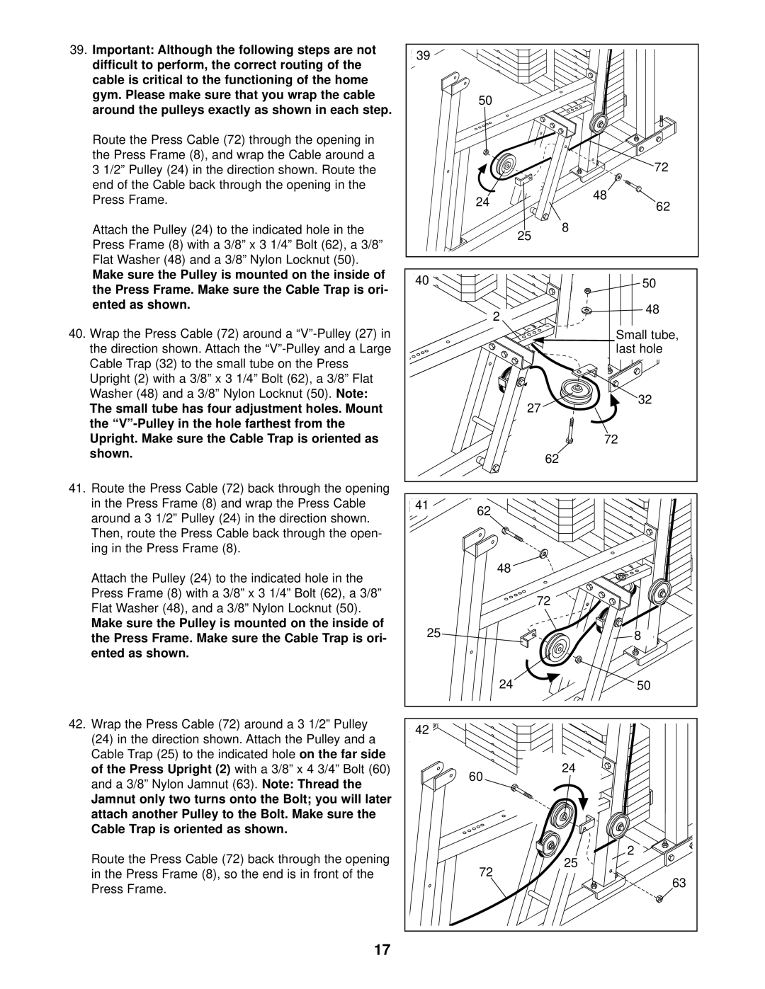 Weider 831.159730 user manual 