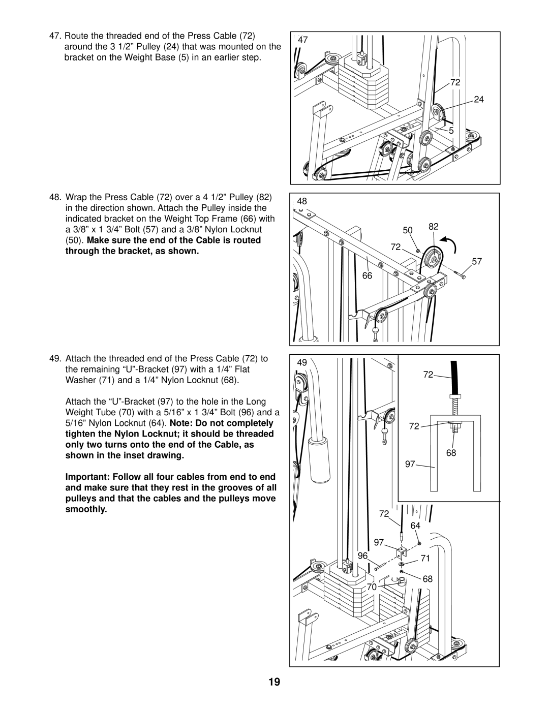 Weider 831.159730 user manual 