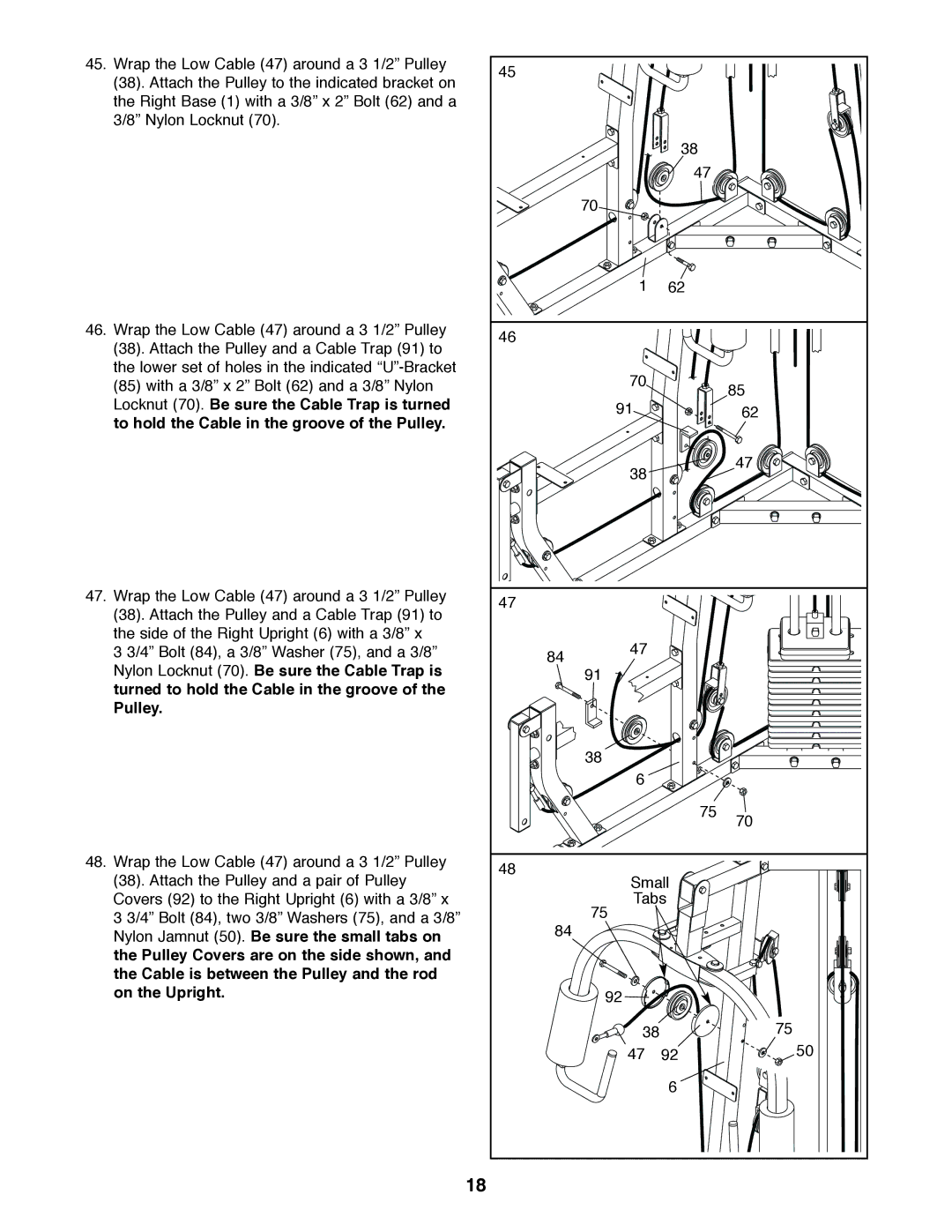 Weider 831.159820 user manual 