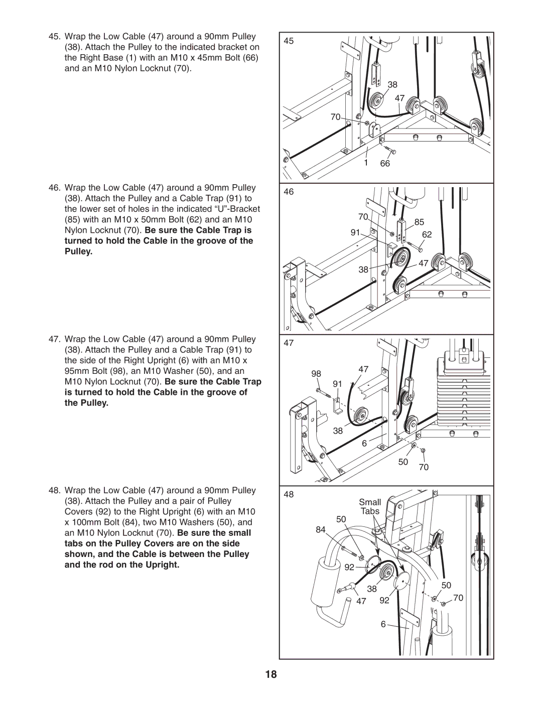 Weider 831.159822 user manual 