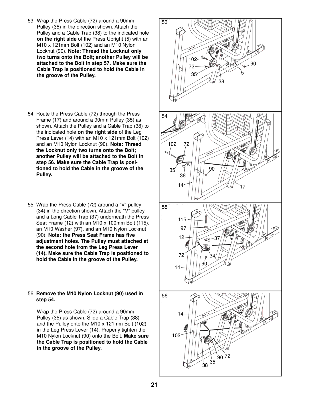 Weider 831.159833 user manual 