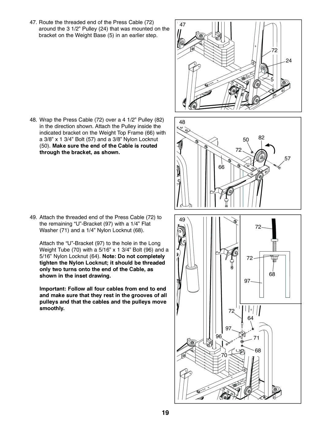 Weider 9940 user manual 