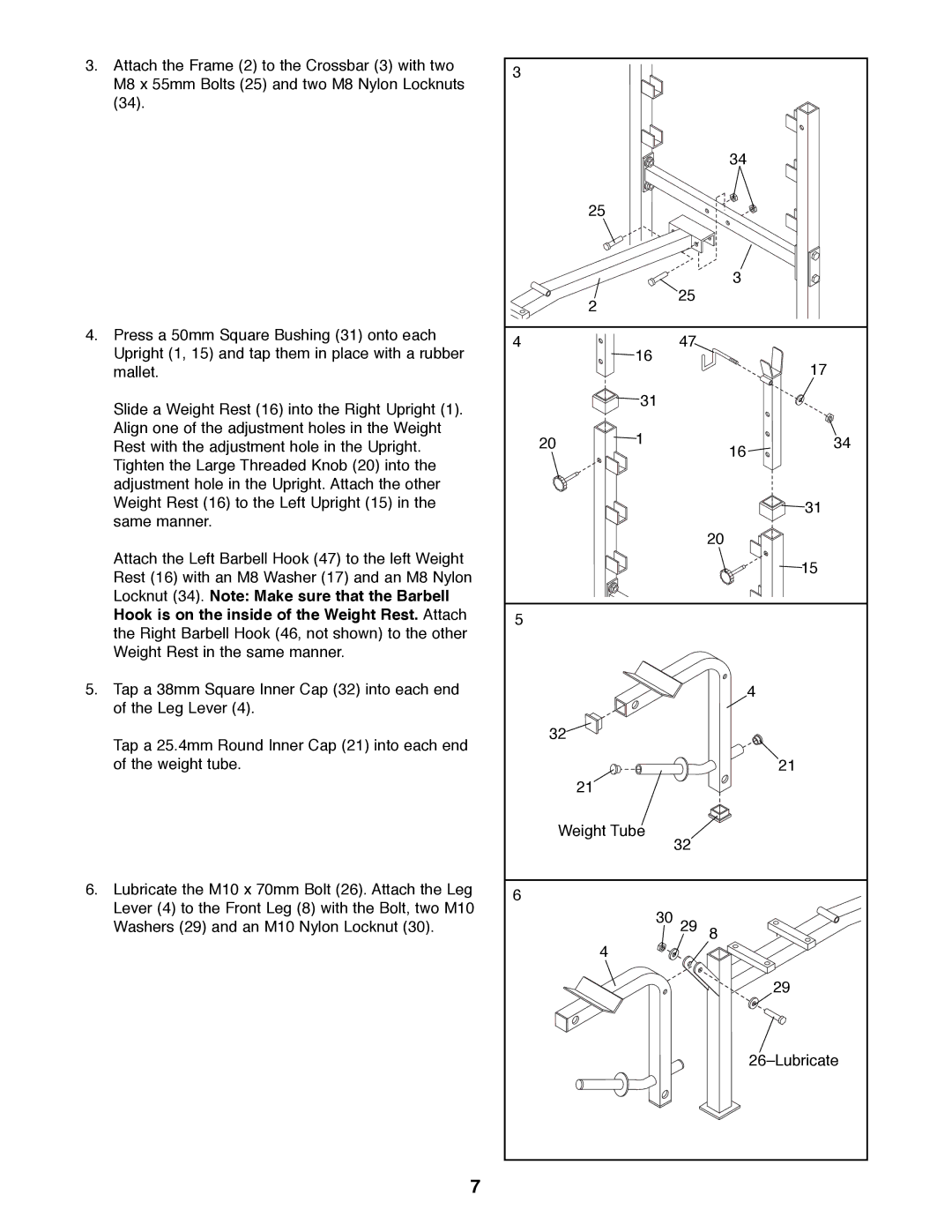 Weider WEBE06691 manual 