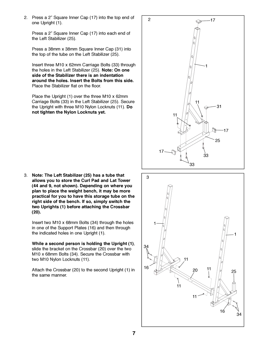 Weider WEBE07790 manual 