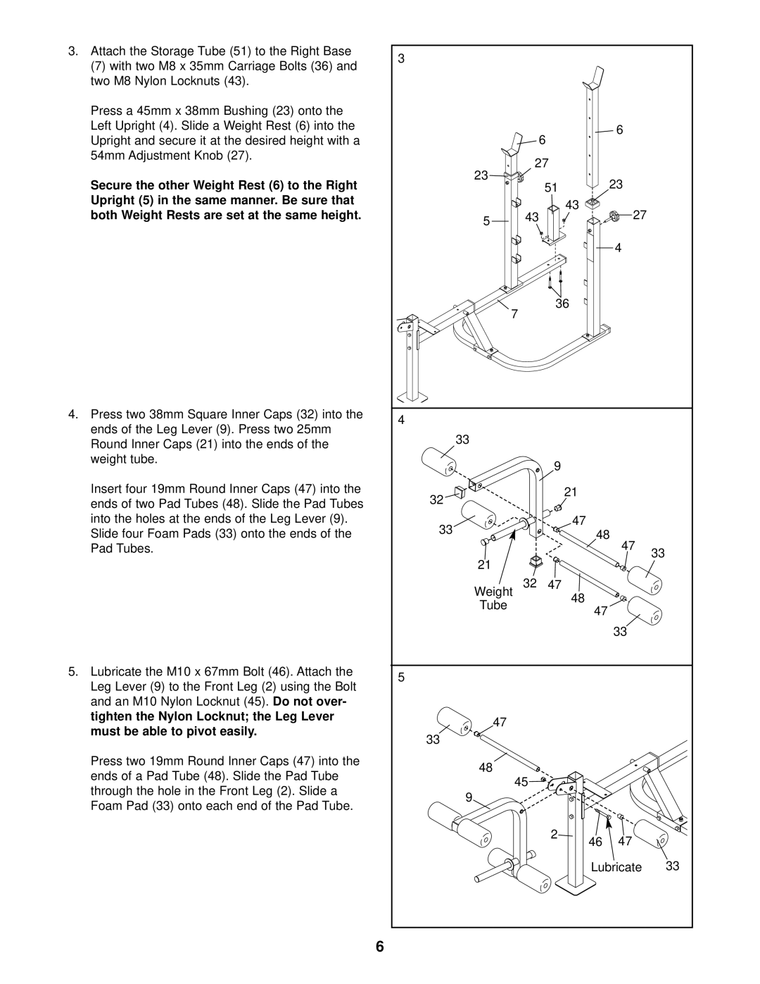 Weider WEBE08920 user manual 