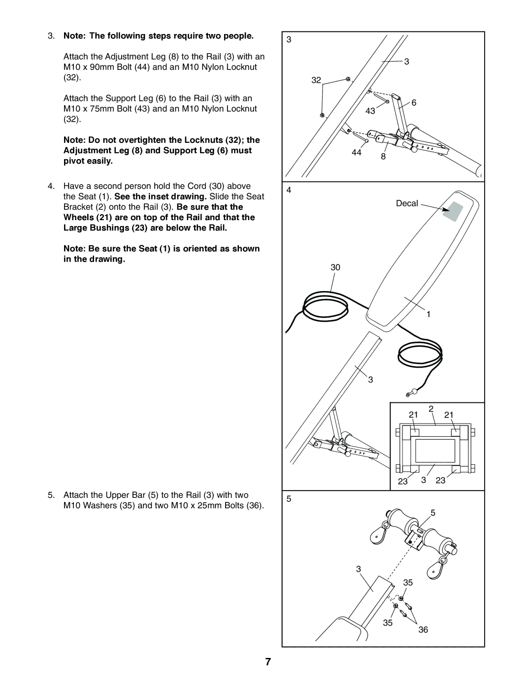 Weider WEBE14010 user manual 