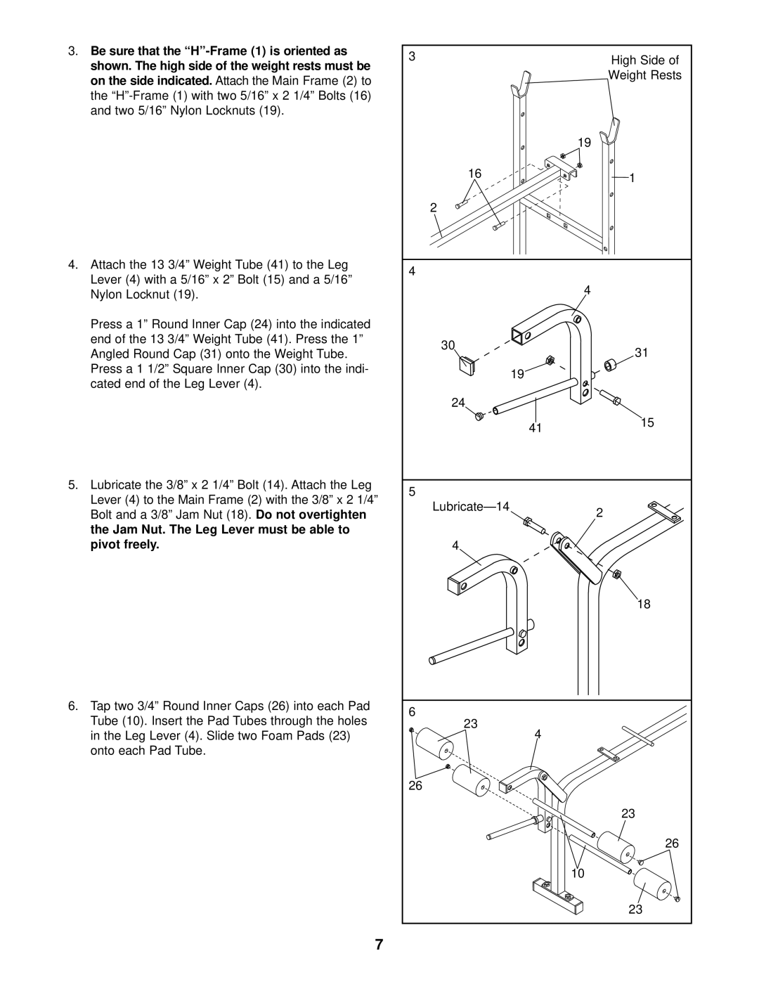 Weider WEBE14080 user manual 