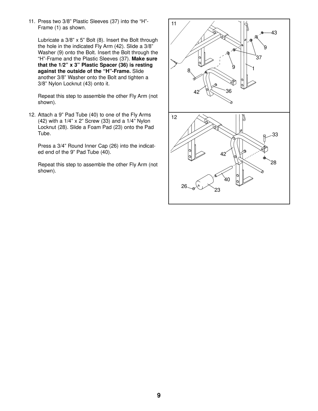 Weider WEBE14080 user manual 