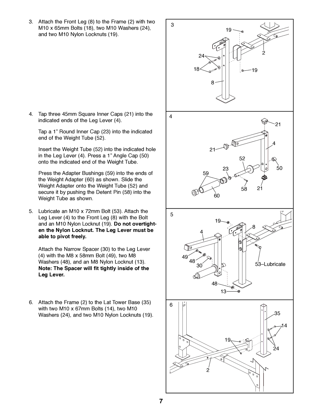 Weider WEBE17100 manual 