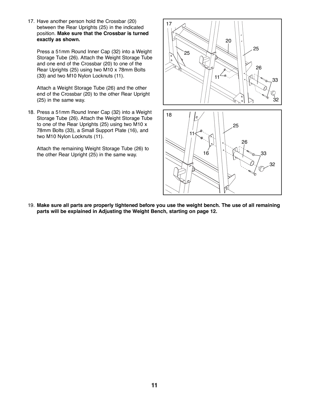 Weider WEBE19200 manual 