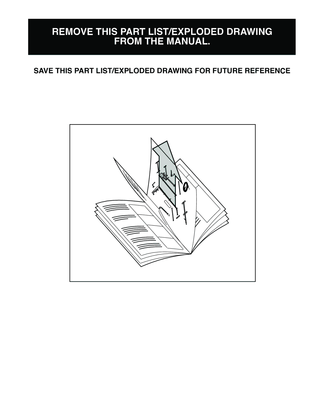 Weider WEBE27320 user manual Remove this Part LIST/EXPLODED Drawing From the Manual 