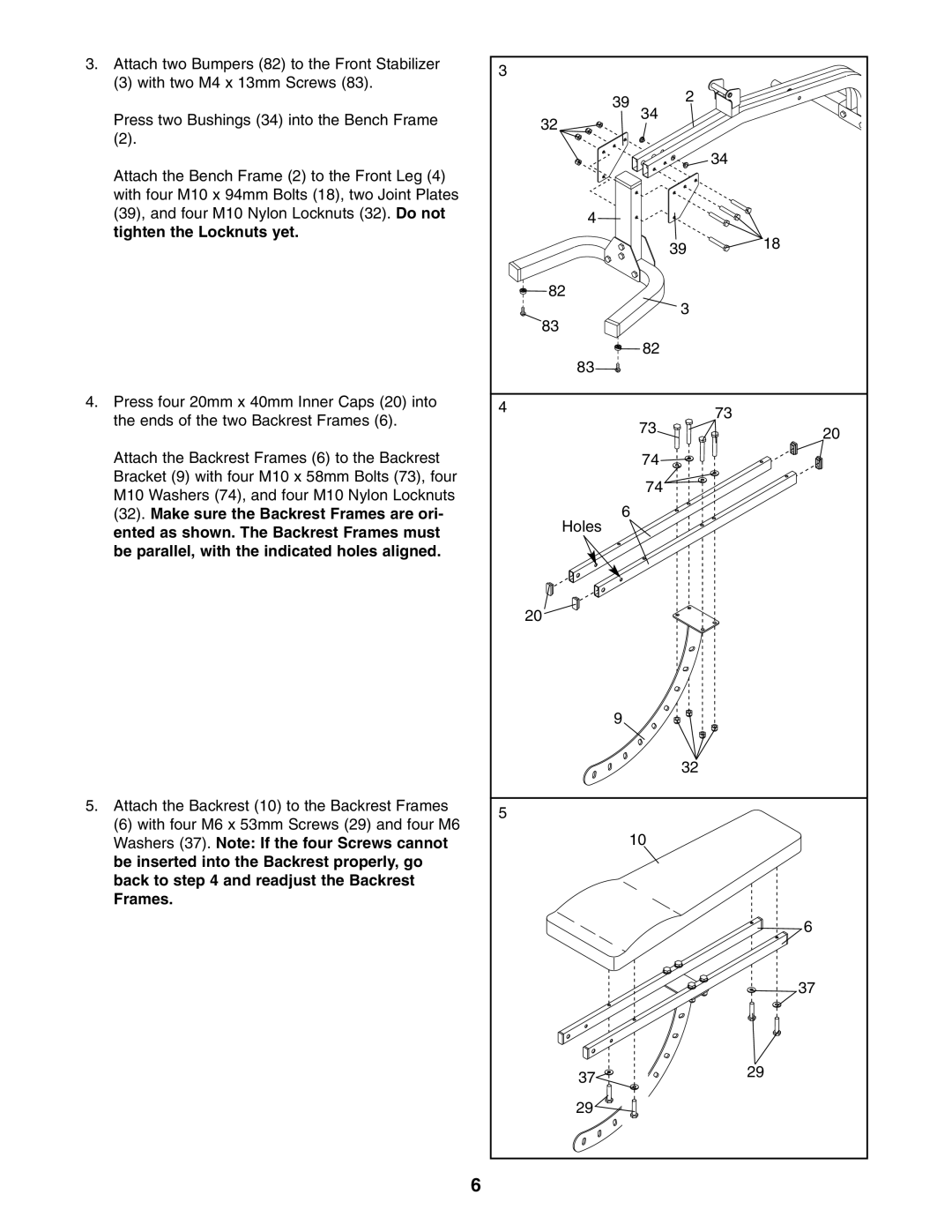 Weider WEBE27331 user manual 