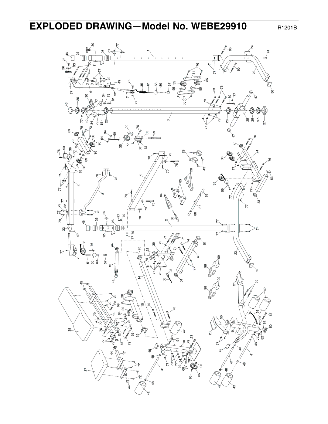 Weider user manual Model No. WEBE29910 